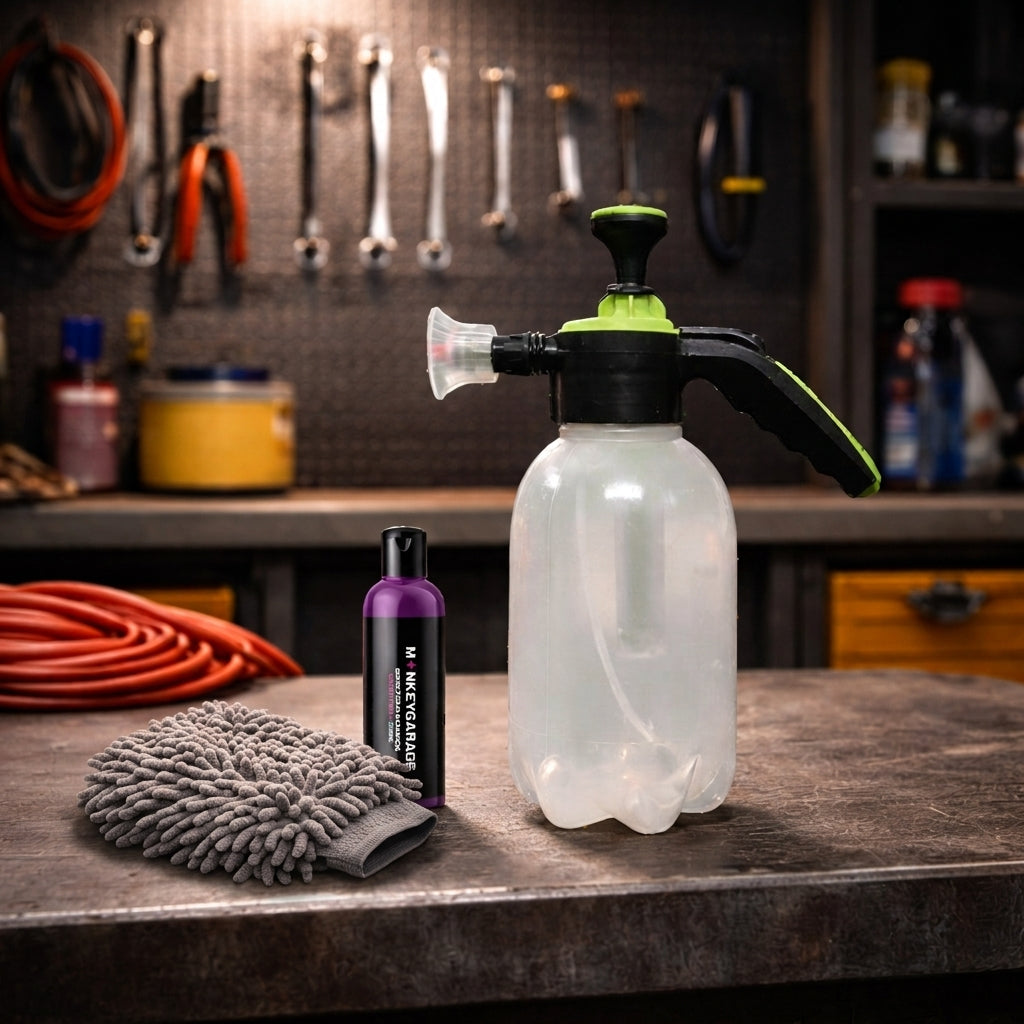 MonkeyGarage Heavy-Duty Premium Foam Sprayer Bottle